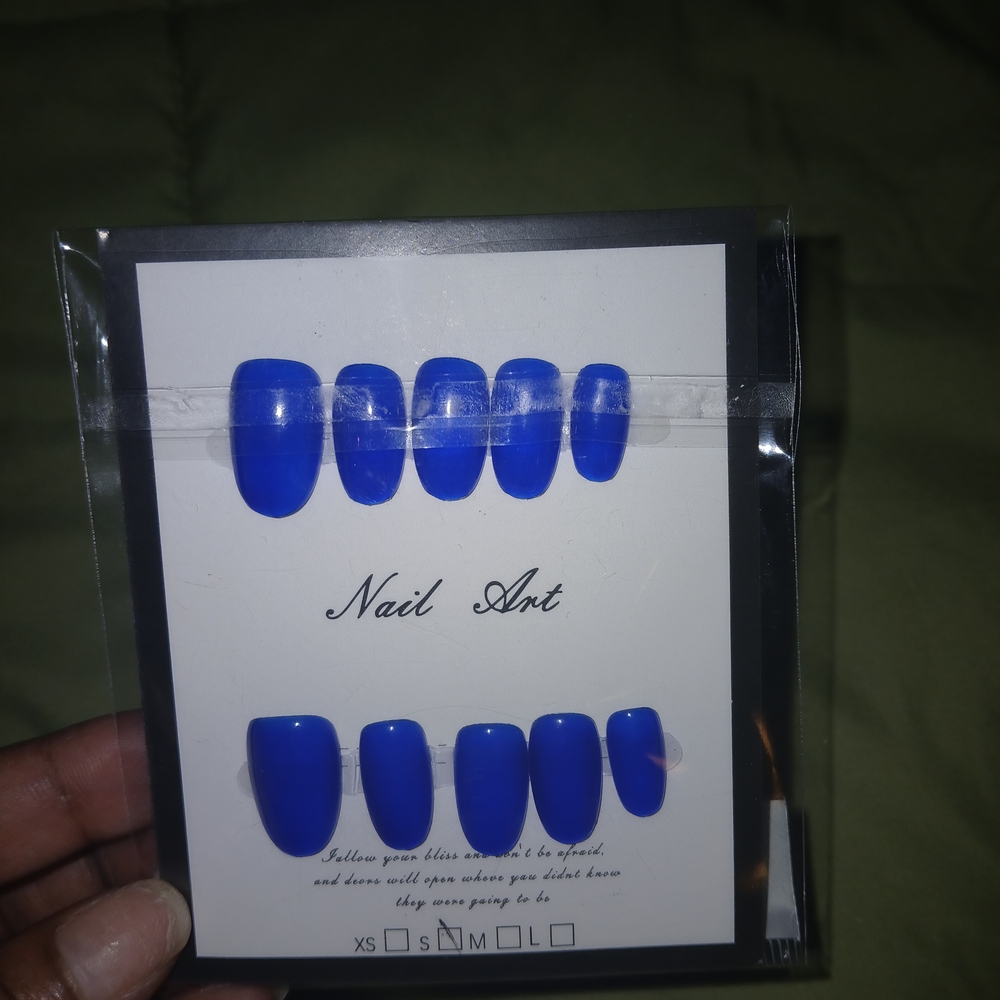 Blue Nail Art Set